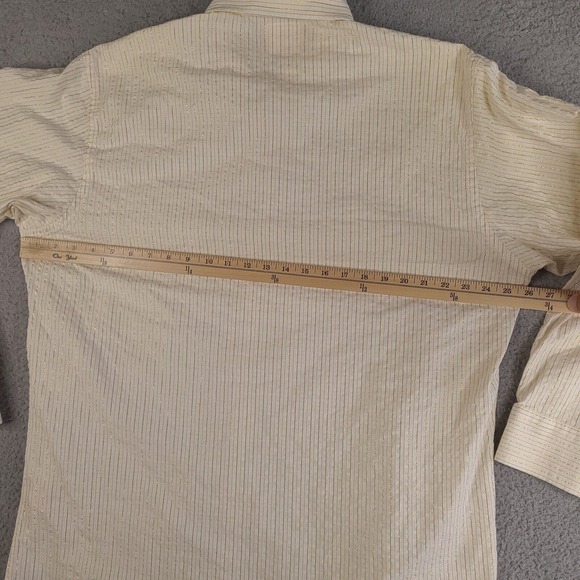 LRG Lifted Research Group Shirt Mens‎ 3XL Woven Long Sleeve Metallic Stripes - Picture 12 of 16